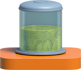 Container with liquids