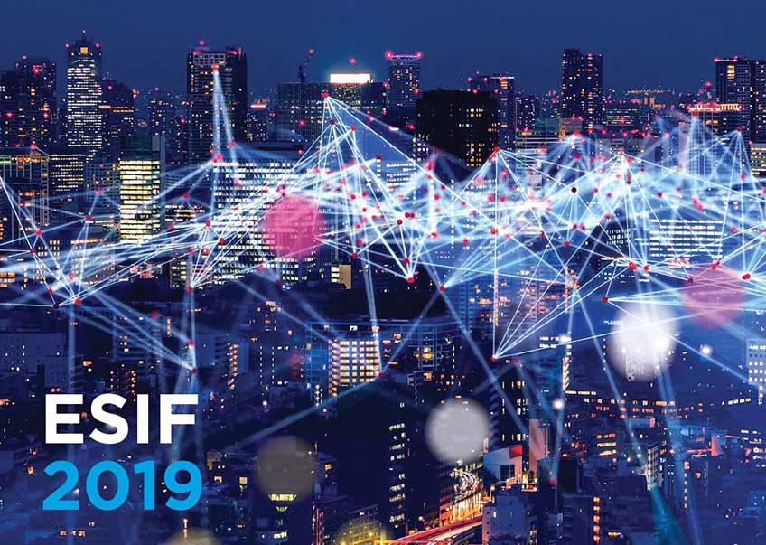 Graphic with text ESIF 2019.