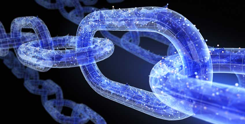 Transparent neon chains