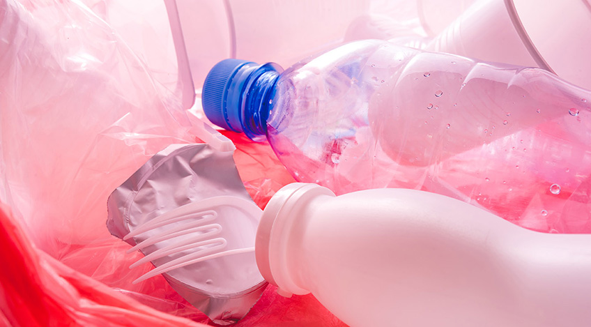 A photo of plastic bottles.