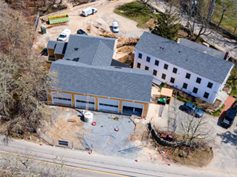 New Chilmark facilities, including the Tri-Town EMS and Fire Station, are among the targeted sites for future projects that are receiving technical assistance from ETIPP. Photo from Rob Hannemann, Chilmark Energy Committee