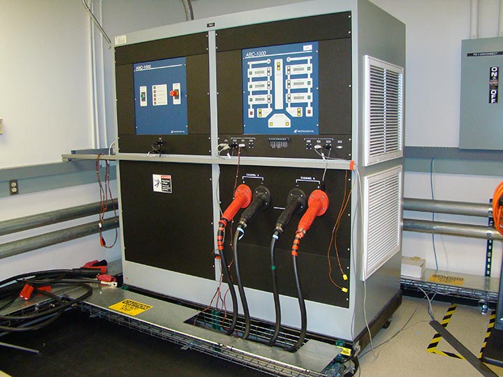 A photo of the ABC1000 Dual Channel Power Supply