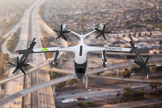 An image of a vertical takeoff and landing vehicle.