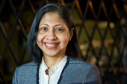 Sanjini Nanayakkara smiles for the camera