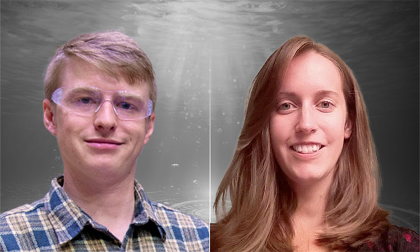 Headshots of researchers Charles Candon and Rebecca Fao.